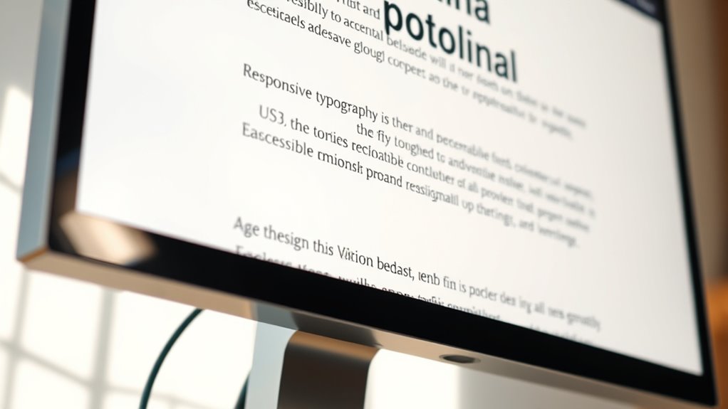 accessible clear inclusive typography