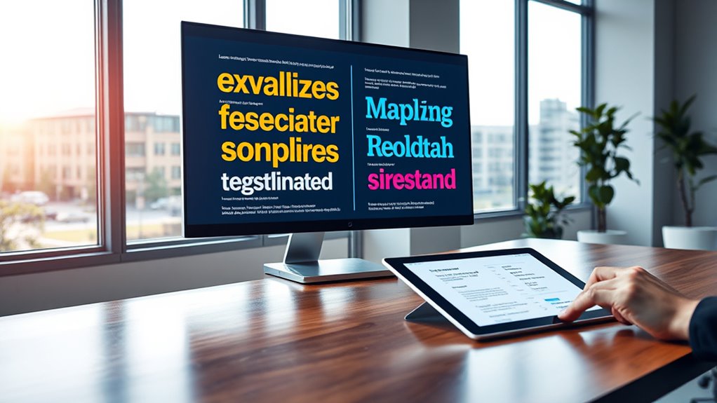 adaptive font size