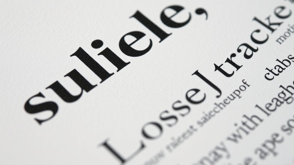 adjust letter spacing precisely