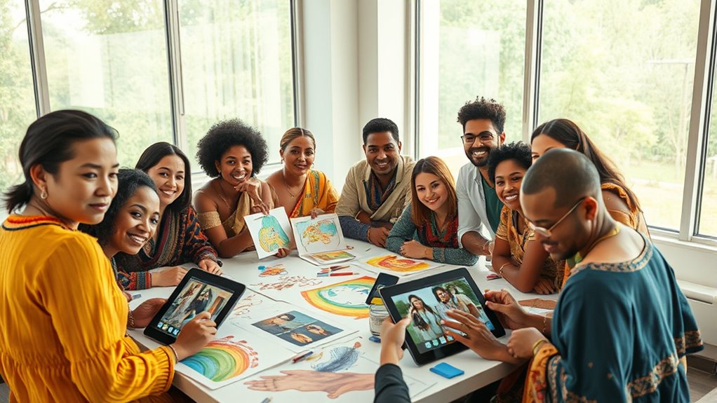 authentic diverse visual representation