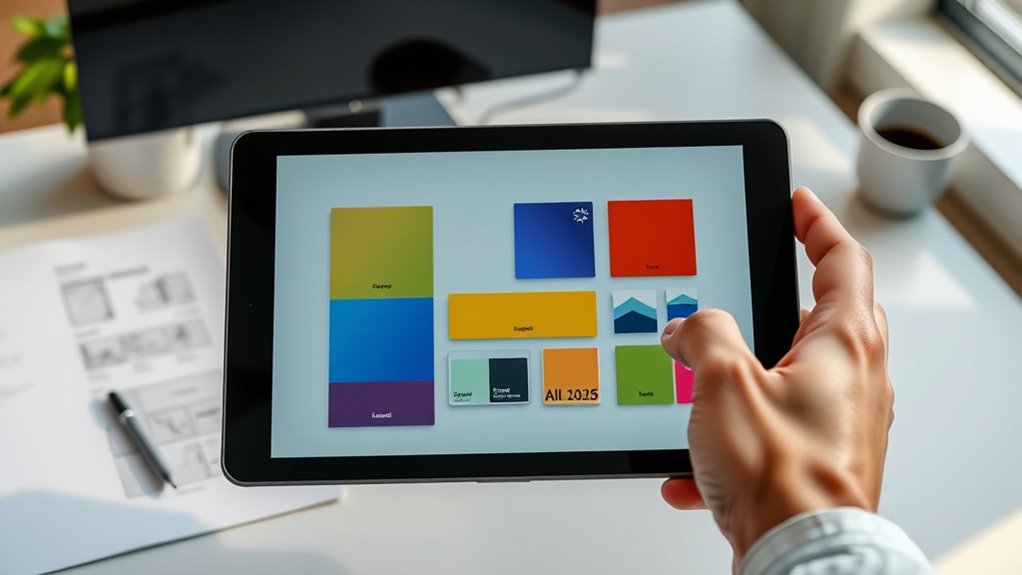 avoid design inconsistencies and clutter