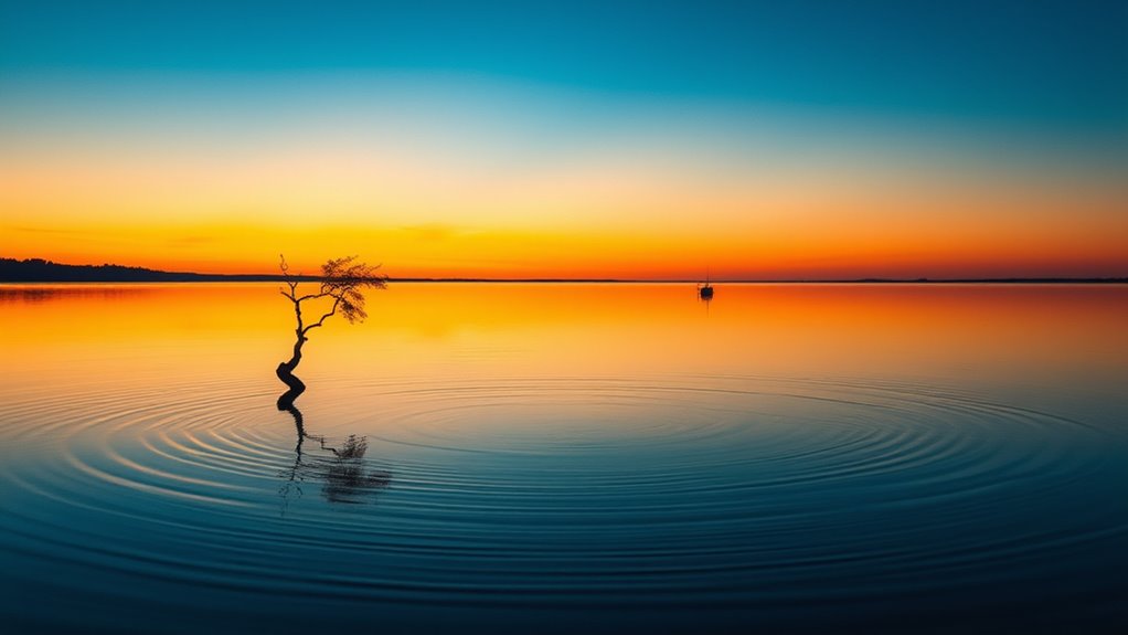 balance creates visual harmony