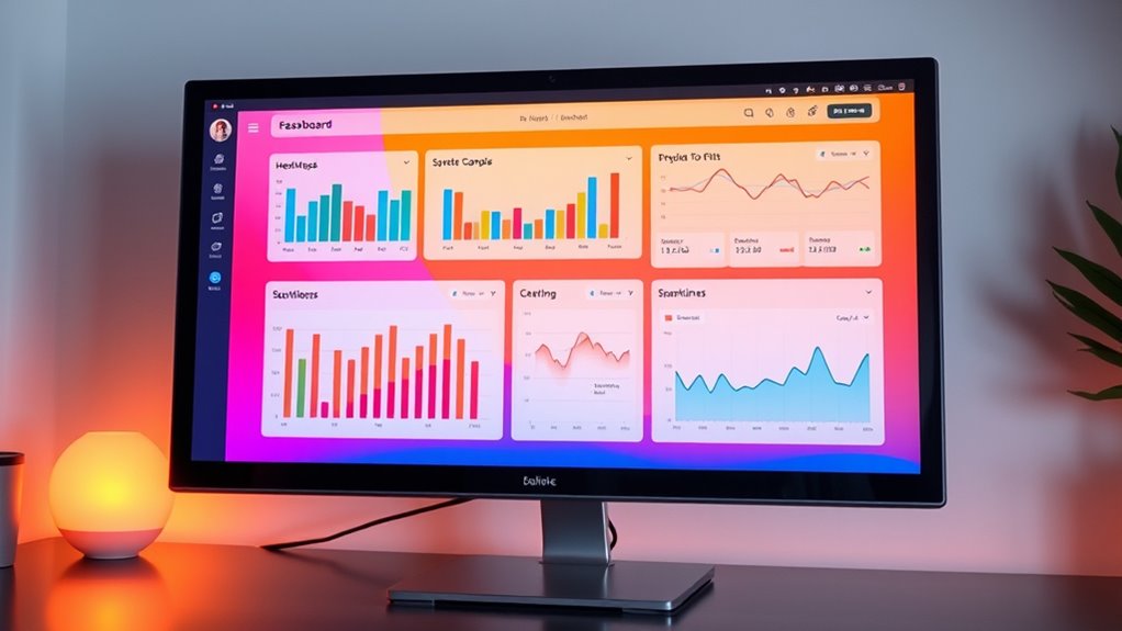 choose appropriate chart types