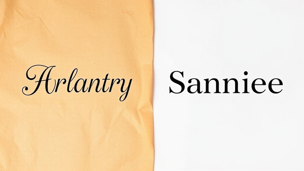 choose fonts for audience