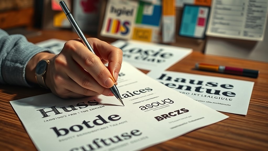 choose fonts that resonate