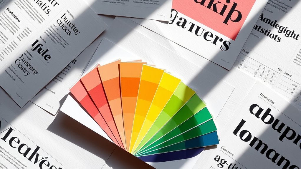 consistent typography and colors