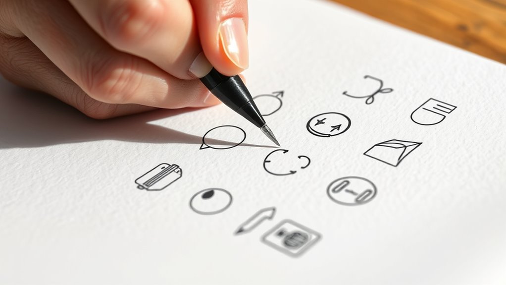 create icons with varying stroke
