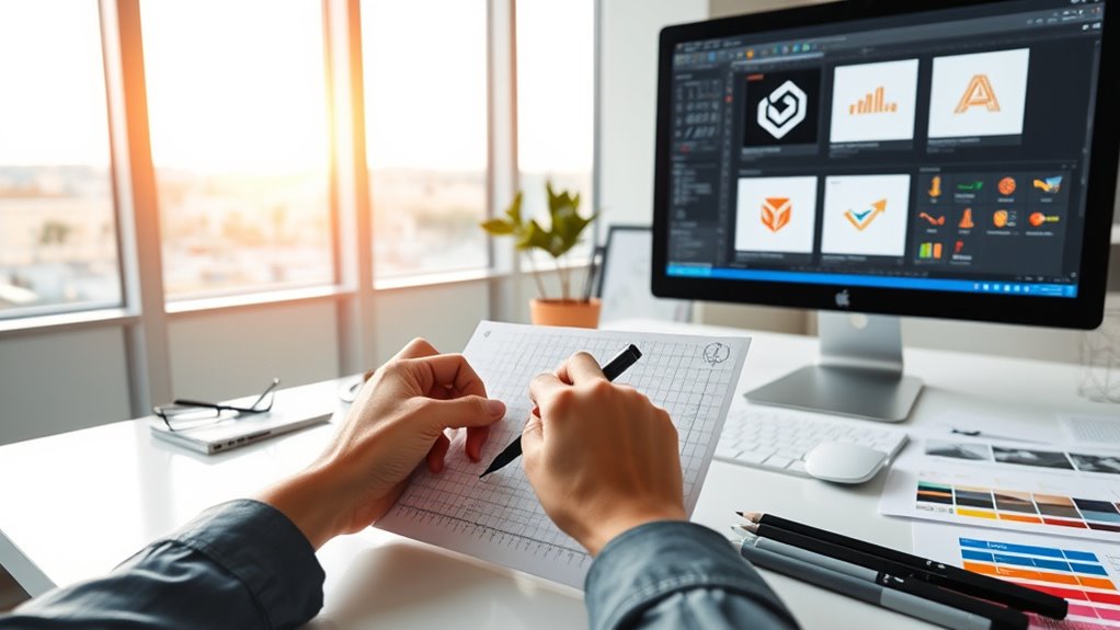 create scalable logo designs