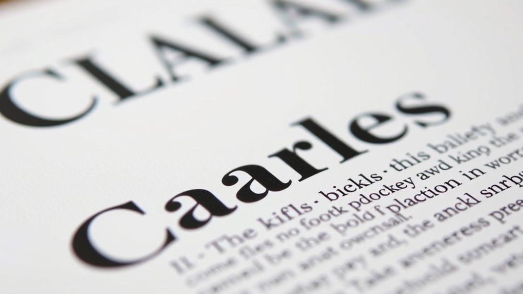 design for clear readability