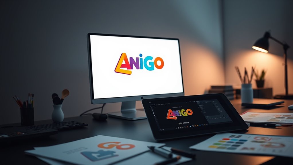 design simple cohesive logos