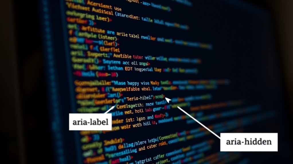 differentiate aria label functions