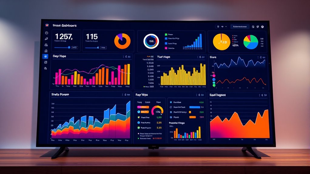 emphasize key metrics visually