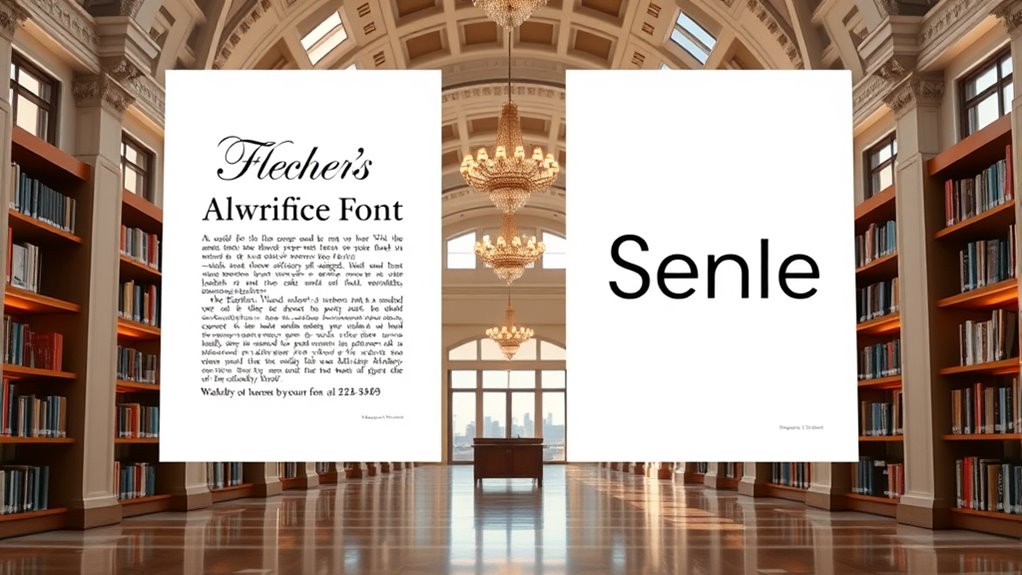 font size spacing contrast