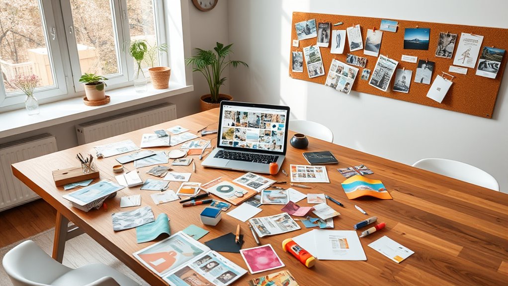 gather diverse inspirational visuals