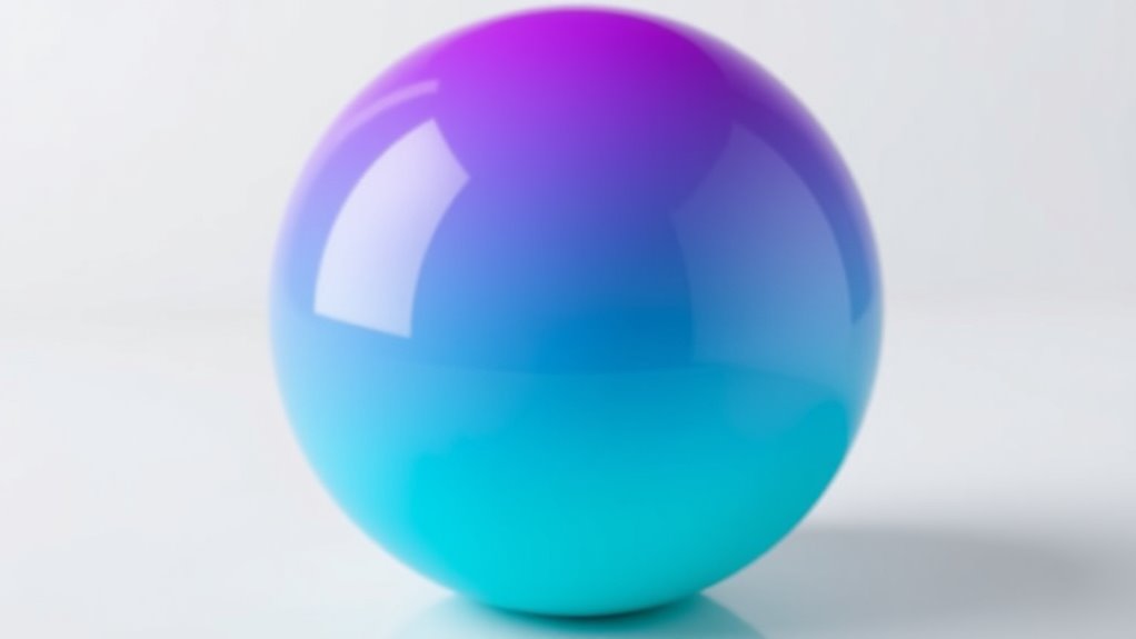 gradients create realistic depth