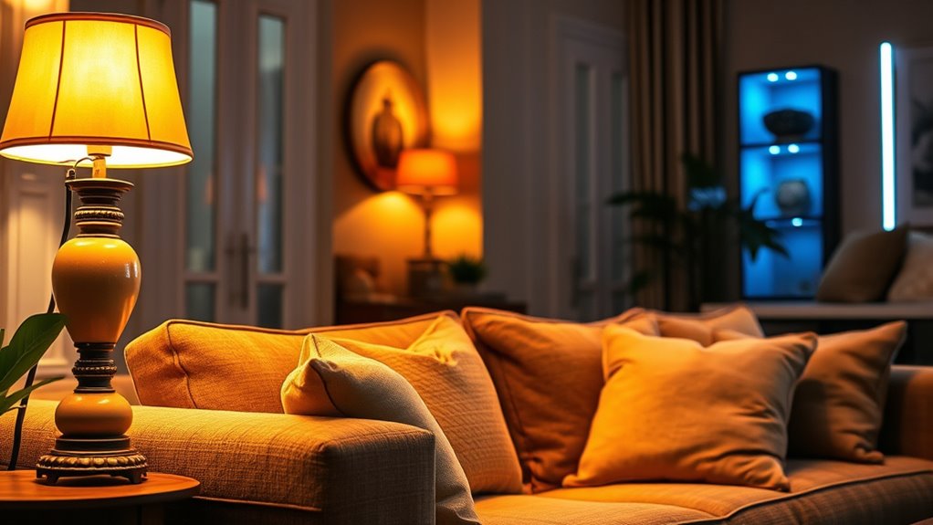 layered warm cool lighting
