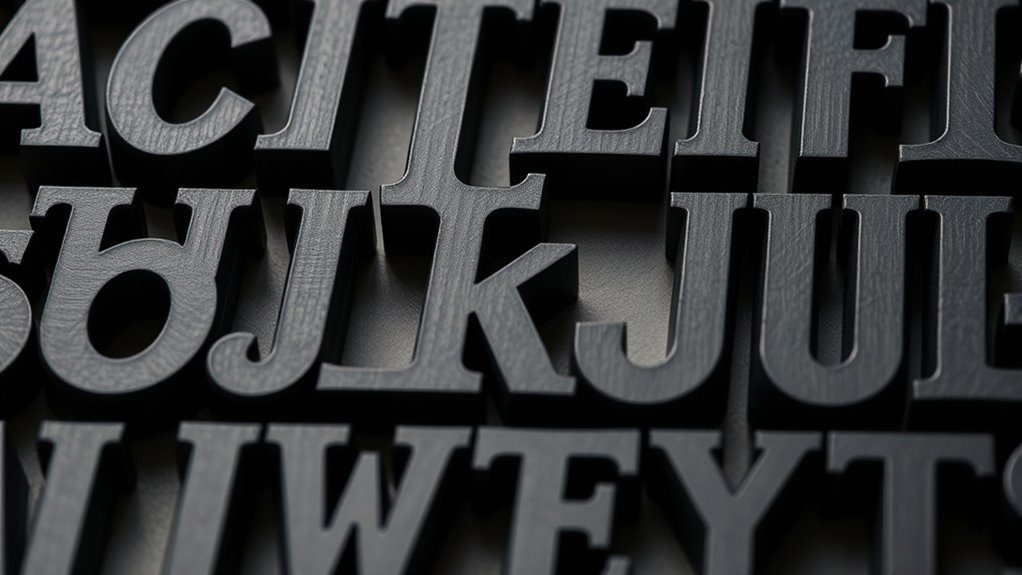 letterform structure and balance