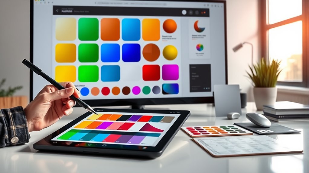 maintain consistent visual branding