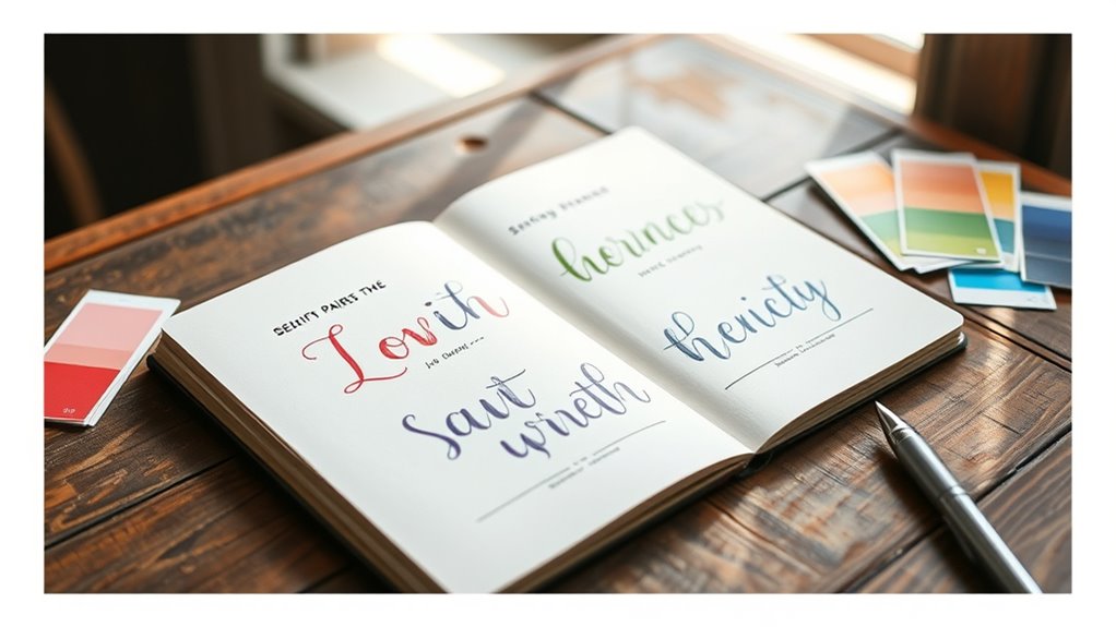 match fonts to mood
