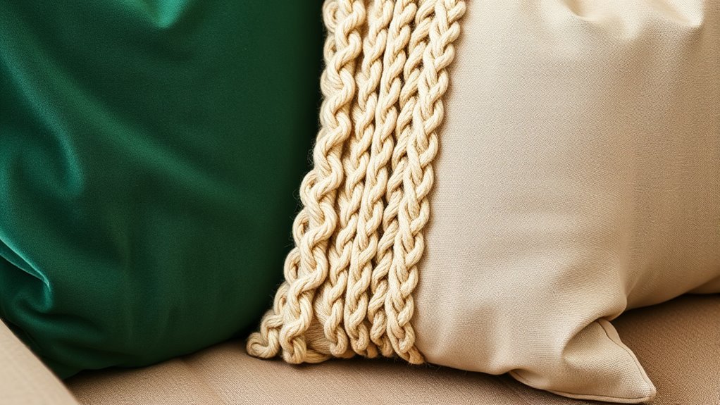 mix textures for comfort