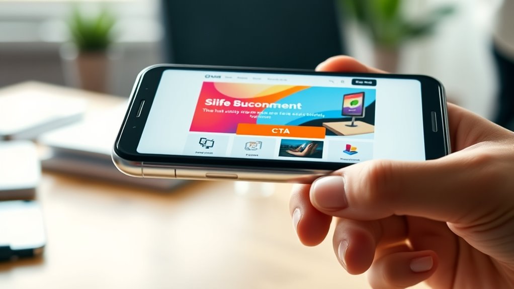 mobile friendly cta placement