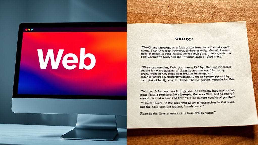 optimal readability and contrast