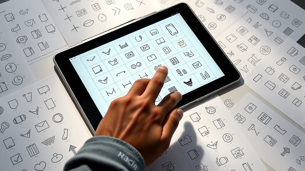 optimize icon visibility across devices