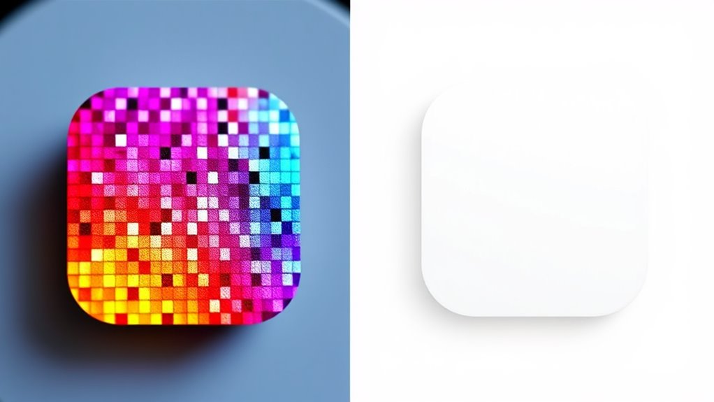 pixel versus vector icons