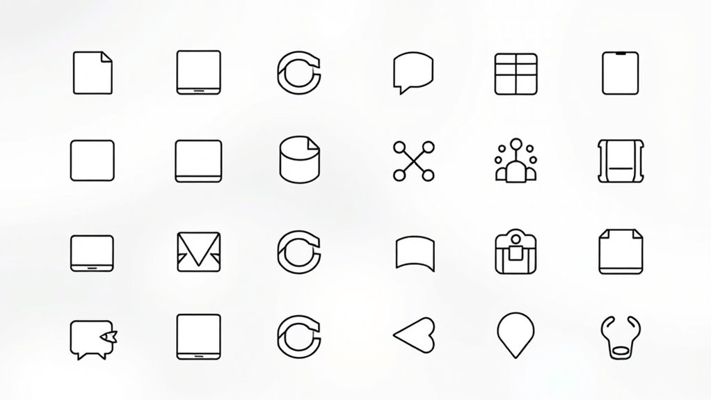 prioritize simple recognizable shapes