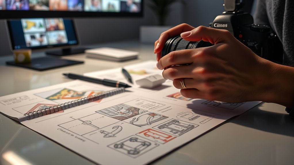 refine storyboard for clarity