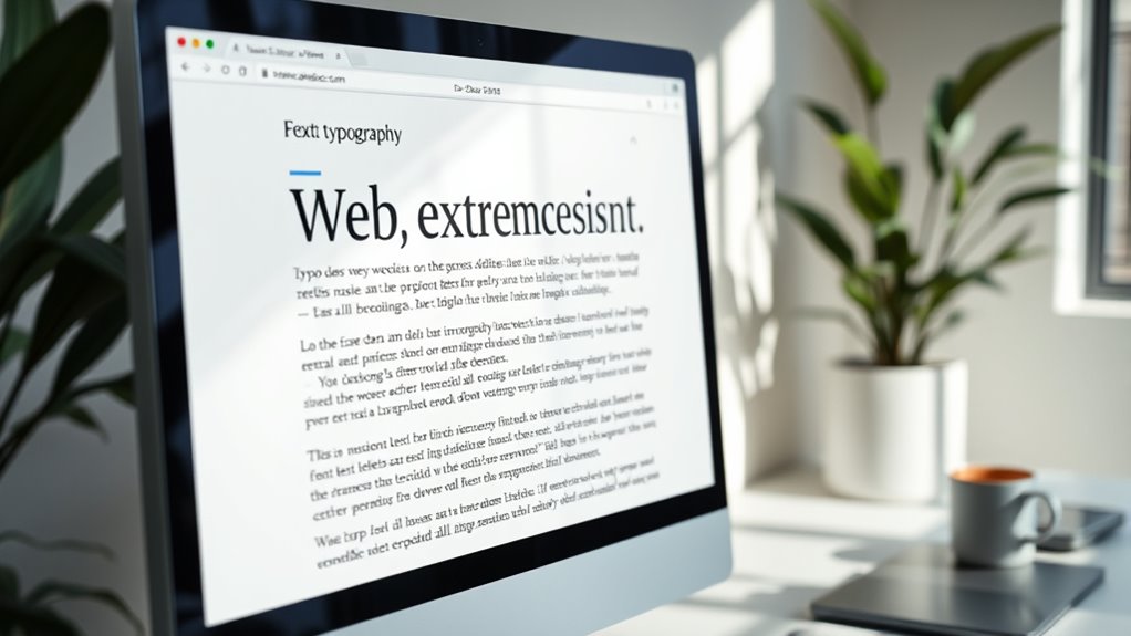 responsive viewport based typography