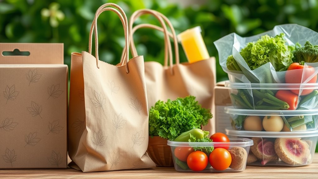 select recyclable biodegradable materials