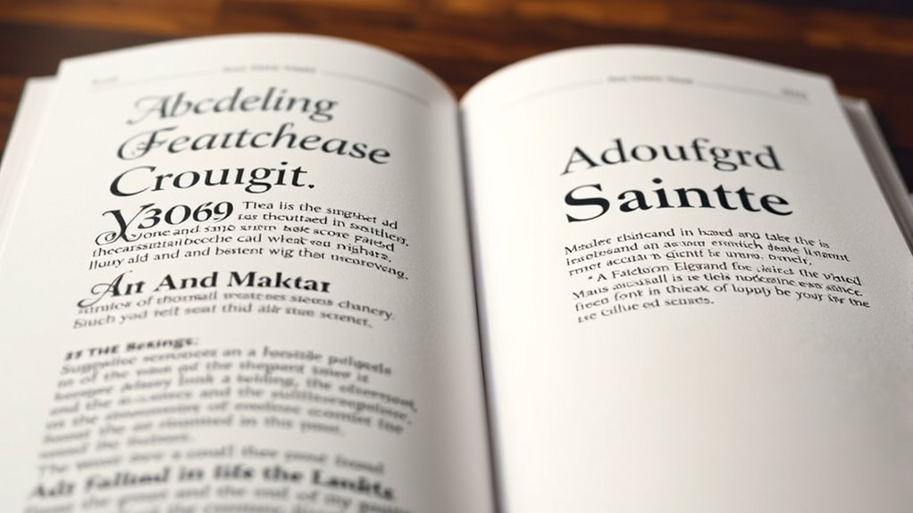 serif vs sans serif fonts