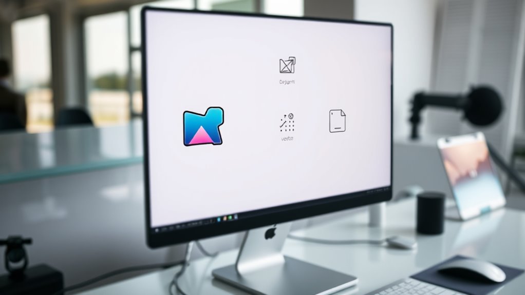 sharp clear accessible icons