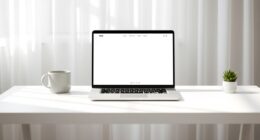 simple clean interface layout