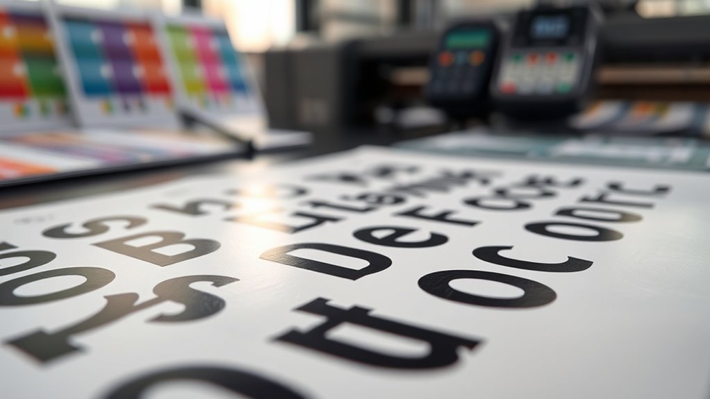 test fonts across printing types