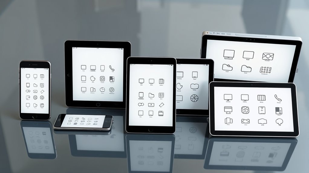 test icons across devices