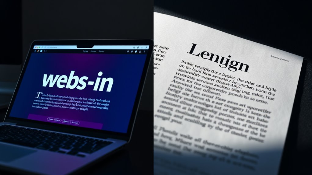 typography principles across media