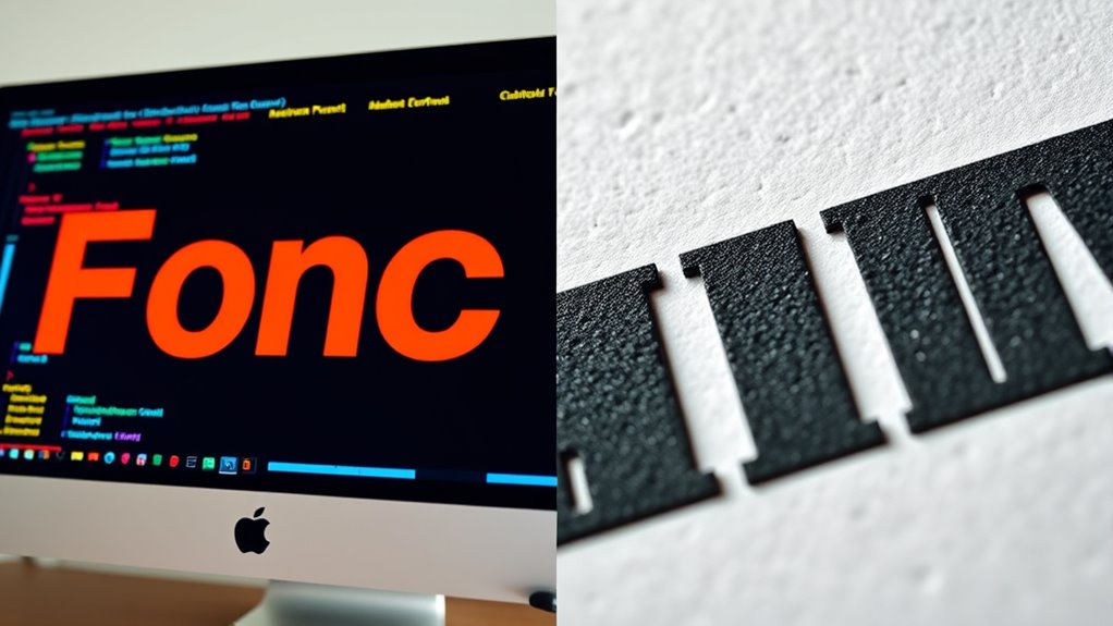 typography resolution and rendering