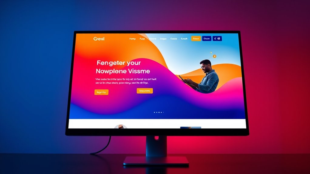 use engaging visual hierarchy