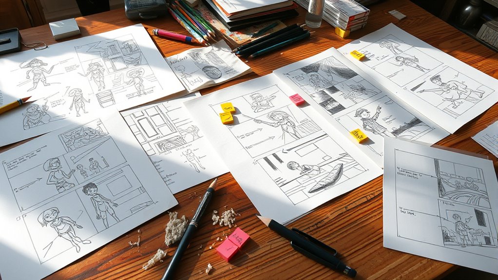 visual storytelling through sketches