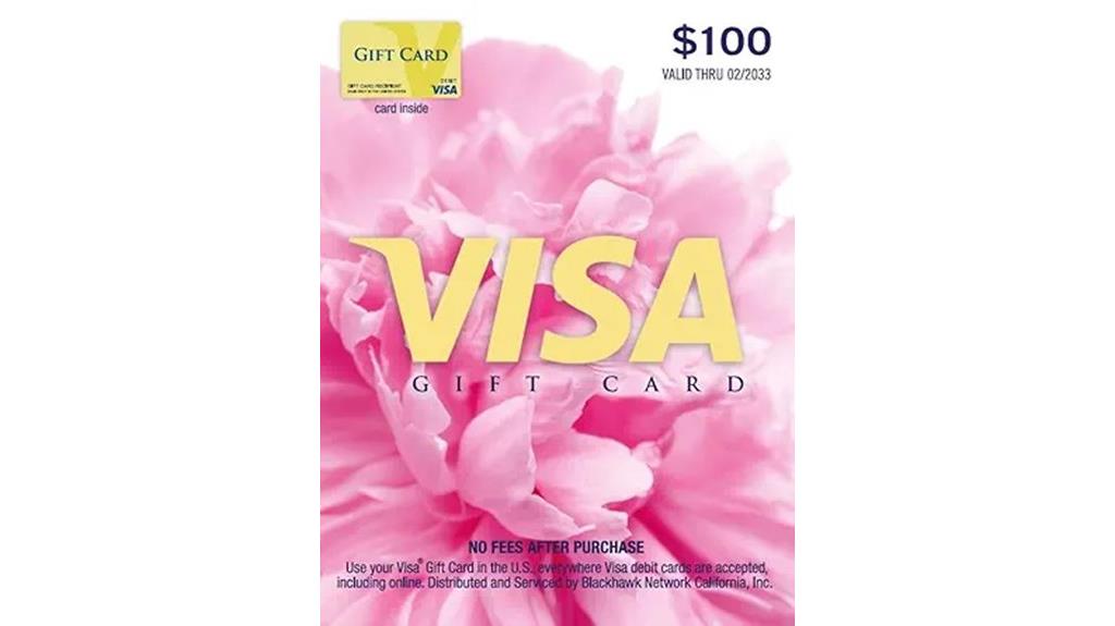 100 visa gift card