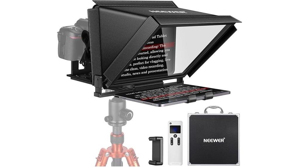 14 inch aluminum teleprompter