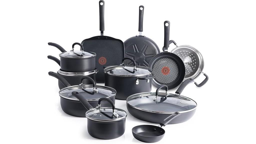 17 piece nonstick cookware set