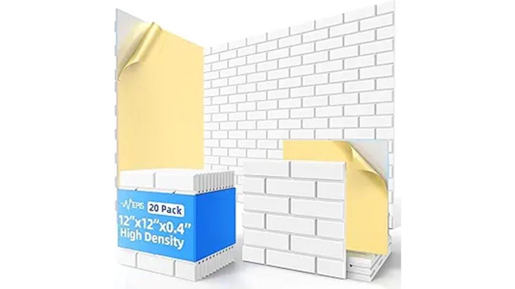 20 pack acoustic foam