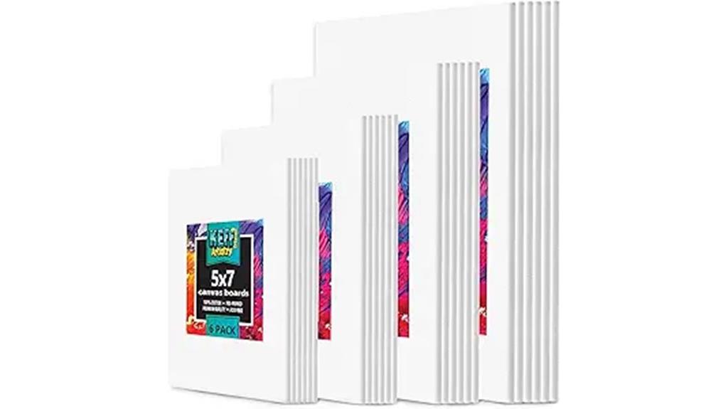 24 pack canvas painting boards