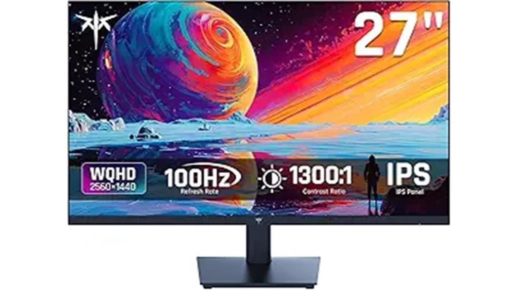 27 inch qhd ips display
