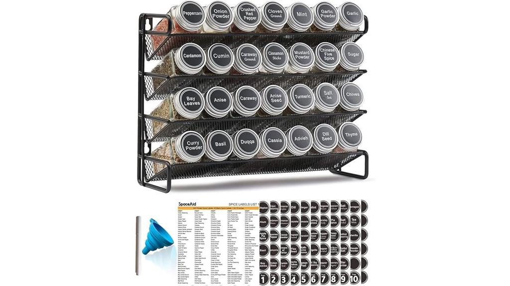 28 jar spice storage