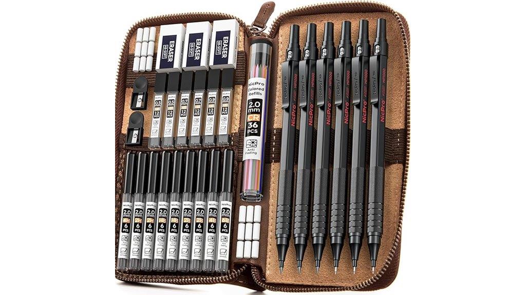30 piece black metal set