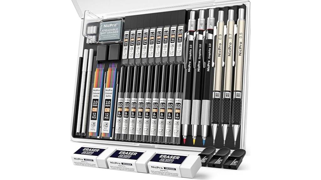 35 piece art pencil set